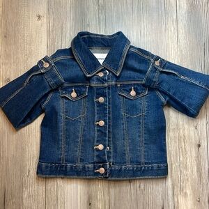 Toddler Girl Dark Wash, Old Navy Denim Jacket, Size 3T